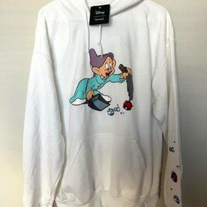 DIAMOND SUPPLY CO. x The Seven Dwarfs Dopey Mens Hoodie White
